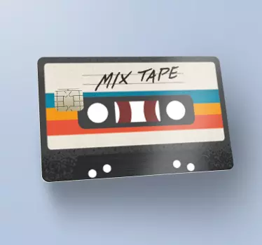 Kassette Kreditkarten Aufkleber - TenStickers