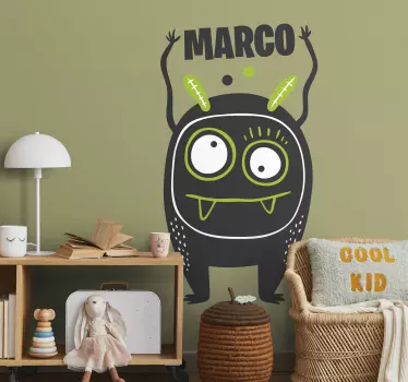 Kinderzimmer Wandattoo Monster - TenStickers