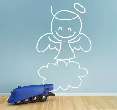 Kinderzimmer Wandtattoo Engel - TenStickers