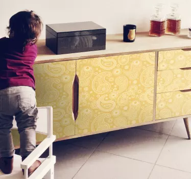 Klebefolie für Möbel Arabisches paisley - TenStickers