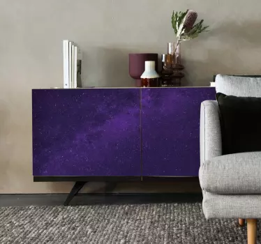Klebefolie für Möbel Lila galaxie textur - TenStickers