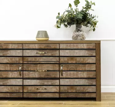 Klebefolie für Möbel Holzbalcken design - TenStickers