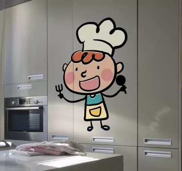 Koch Besteck Aufkleber - TenStickers