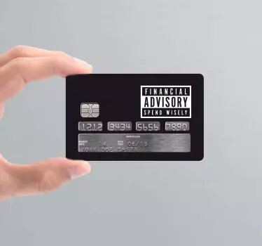 Financial Advisory Kreditkarten Aufkleber - TenStickers