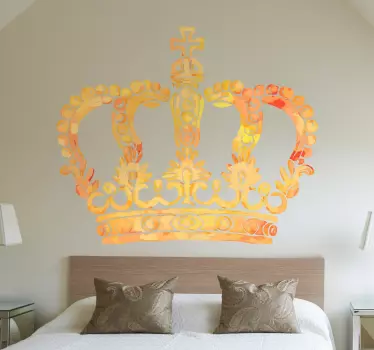 Wandtattoo Schlafzimmer, Krone - TenStickers