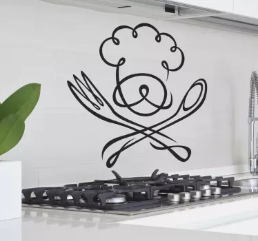 Küchenchef Aufkleber - TenStickers