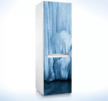 Kühlschrank Aufkleber Gletscher Foto - TenStickers