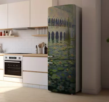 Kühlschrank Aufkleber impressionismus-farbe - TenStickers