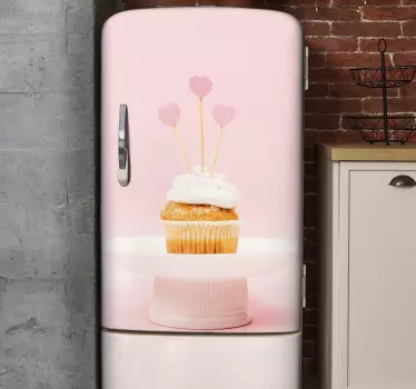 Kühlschrank Sticker Cupcake-bild - TenStickers