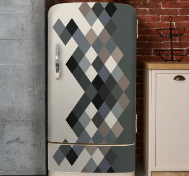 Kühlschrank Folie Farbtöne farbblöcke - TenStickers