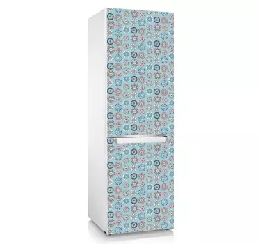 Kühlschrankaufkleber buntes Muster - TenStickers