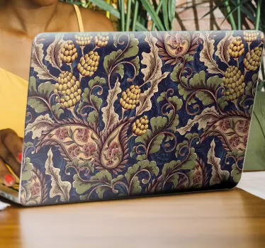 Laptop aufkleber botanische blattkomponente - TenStickers