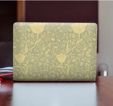 Laptop aufkleber botanische illustrationsschicht - TenStickers