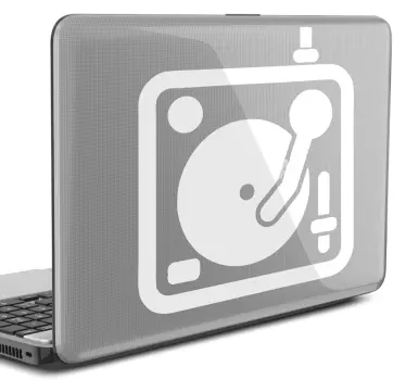 Laptop Aufkleber DJ - TenStickers