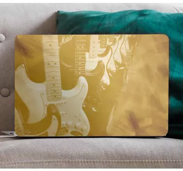 Laptop aufkleber e-gitarren kollektion - TenStickers