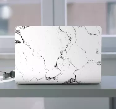 Laptop Aufkleber eleganter marmordruck - TenStickers