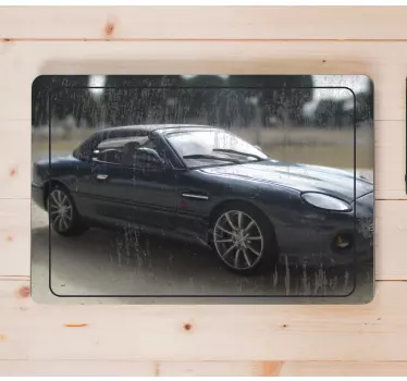Laptop aufkleber elegantes sportauto - TenStickers