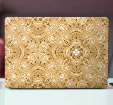 Laptop Aufkleber elegantes verziertes muster - TenStickers