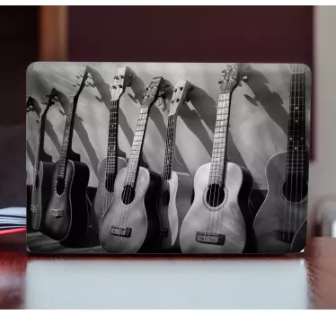Laptop aufkleber gitarrensammlung display - TenStickers
