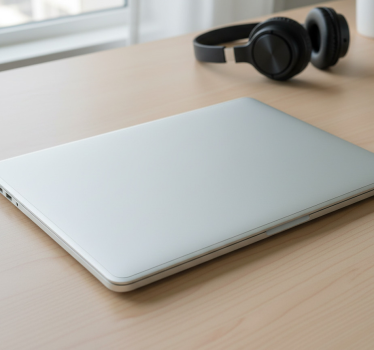 Laptop aufkleber graue "cloud dancer" - TenStickers