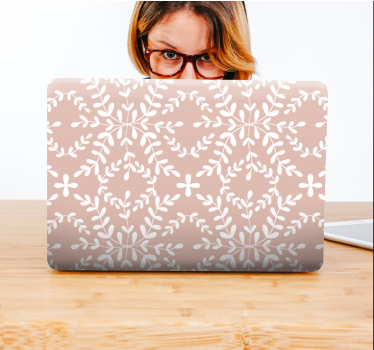 Laptop Aufkleber laubmuster - TenStickers