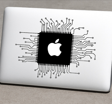 Laptop Aufkleber macbook technologisches web - TenStickers