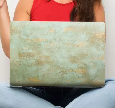 Laptop aufkleber mit strukturiertem mint-finish - TenStickers