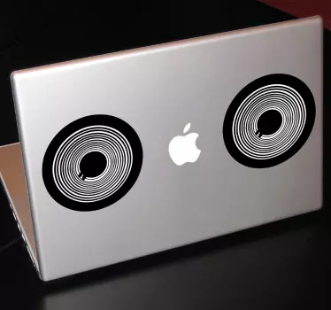 Laptop Aufkleber Musikboxen - TenStickers