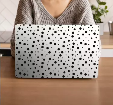 Laptop Aufkleber tupfenmuster - TenStickers