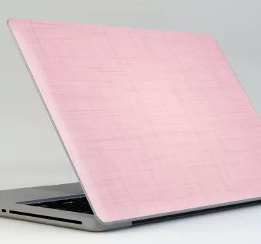 Laptop Sticker Blasses Rosa - TenStickers
