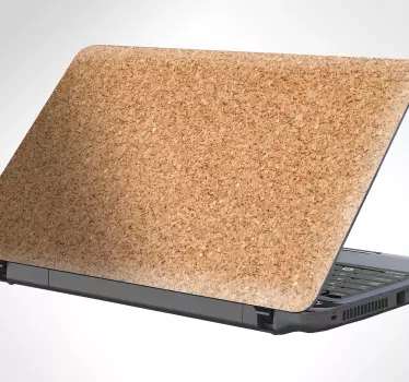 Laptopaufkleber Kork - TenStickers
