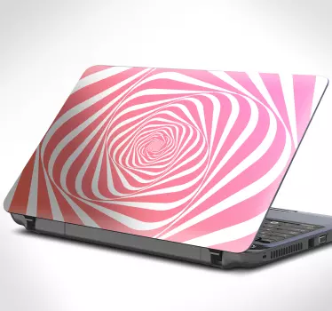Laptopaufkleber Spirale - TenStickers