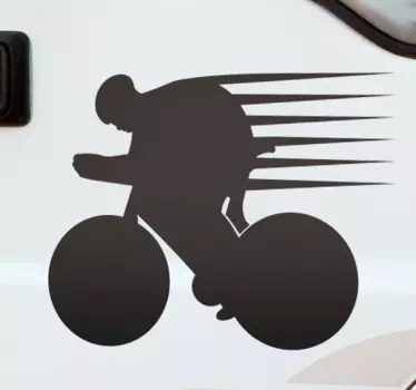Laufen radfahren Autoaufkleber - TenStickers