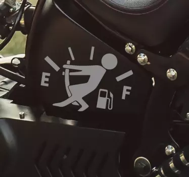 Motorrad Aufkleber leerer Tank - TenStickers