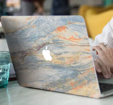 MacBook Sticker Marmor - TenStickers