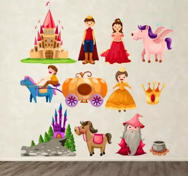 Märchenfiguren Aufkleber - TenStickers