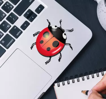 Marienkäfer Laptop Sticker - TenStickers
