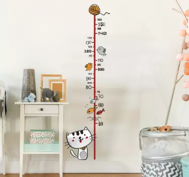 Messlatte Katzen - TenStickers