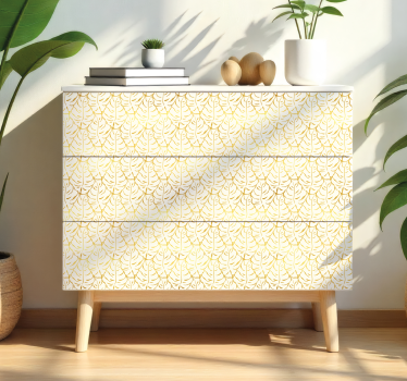 Möbelfolie elegante tropische blätter - TenStickers