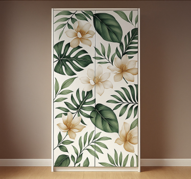 Möbelfolie lotusblumenmuster - TenStickers
