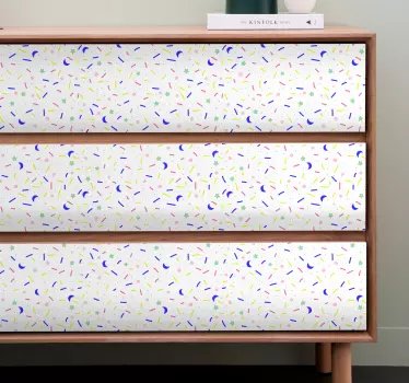 Möbelfolie mit lebhaft strukturiertem finish - TenStickers
