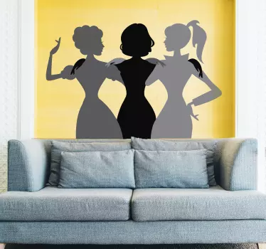 Models Laufsteg Aufkleber - TenStickers