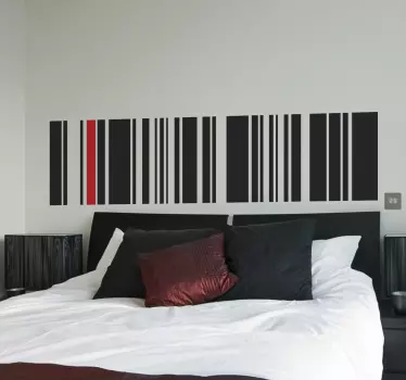 Moderner Barcode Sticker - TenStickers