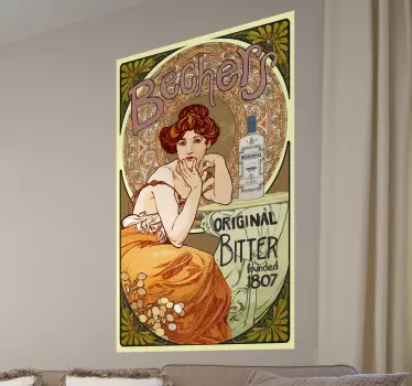 Modernisirtes Poster Wandtattoo - TenStickers