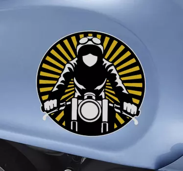 Motorrad Sticker Vintage Motorrad Aufkleber - TenStickers
