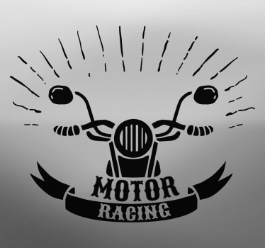 Motorrad Aufkleber classic racing - TenStickers
