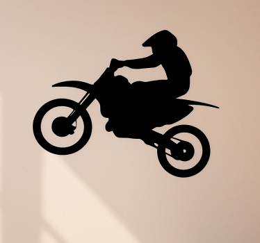 Motorrad Aufkleber motorradfahrer auf einem Bike - TenStickers
