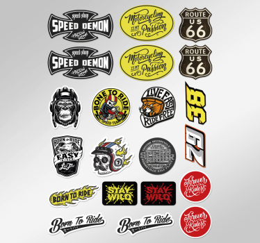 Motorrad Aufkleber original-bombenpaket - TenStickers