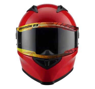 Motorrad Aufkleber name und nummer des visiers - TenStickers