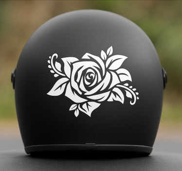 Motorrad Aufkleber wildrosen-design - TenStickers